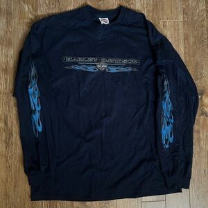 Y2K Harley-Davidson Black Long Sleeve Shirt